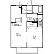 ハイツブルーメⅡの間取り画像