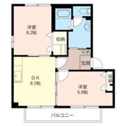 グッドヒルズBの間取り画像
