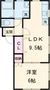 コーポドエルの間取り画像