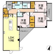 プライム フォレスト 百合ケ丘の間取り画像