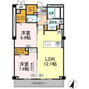 プライム フォレスト 百合ケ丘の間取り画像