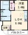 ひまわりⅠの間取り画像