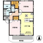 リビングタウン四条大路 D棟の間取り画像