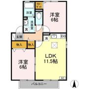 アスピラシオン B棟の間取り画像