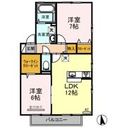 T’sスクエア D棟の間取り画像