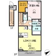 ソロモン泗水の間取り画像