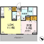 D-ROOM隈府 B棟の間取り画像