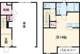 (仮)ガレージロタス砥堀の間取り画像