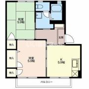 城の里 Cの間取り画像
