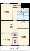 サンライフ弁天の間取り画像