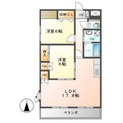 サン・フォレスト花の木Aの間取り画像