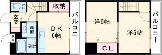 ロイヤルモアあやめ池の間取り画像