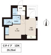 レオーネ錦糸町の間取り画像