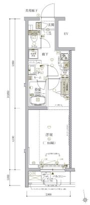 ARCOBALENO TORITSUKASEI（アルコバレーノ都立家政）の間取り画像
