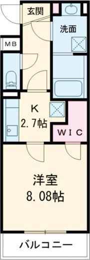 エムロード上地の間取り画像