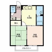 ベルドミール Bの間取り画像