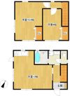兼田戸建の間取り画像