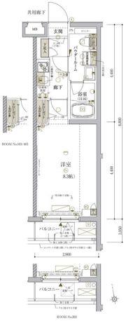 ARCOBALENO TORITSUKASEI（アルコバレーノ都立家政）の間取り画像