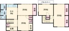 桜井市金屋戸建の間取り画像