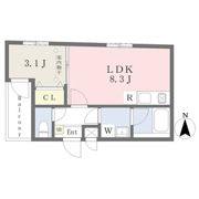 MOVE平安通WESTの間取り画像
