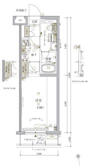 ARCOBALENO TORITSUKASEI（アルコバレーノ都立家政）の間取り画像