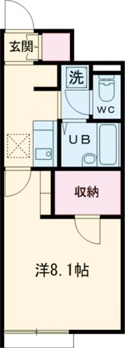 シエル高松Ⅱの間取り画像