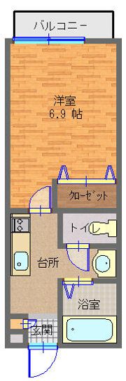セナリオコート柏Vの間取り画像
