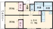 バローレ加佐の間取り画像