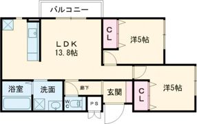 バローレ加佐の間取り画像