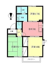 メゾン小町Cの間取り画像