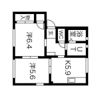 パークビラ極楽B棟の間取り画像