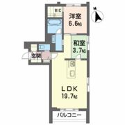 BEREO桜城の間取り画像