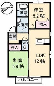リッシュいずみの間取り画像