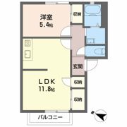 ヴィラージュときわの間取り画像