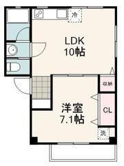 ハイツ欅の間取り画像