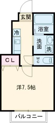 アムール Yukiの間取り画像