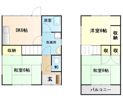 岡本貸家の間取り画像