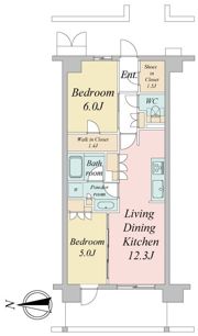 トラープランド蒼麗館の間取り画像
