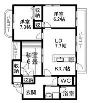パティオコートの間取り画像