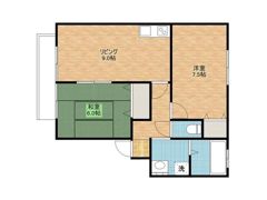 タウンハイツやましたの間取り画像
