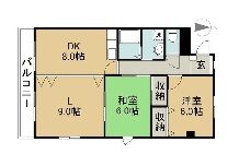 ベルヴューの間取り画像