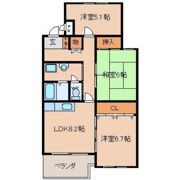 サンハイツ石田の間取り画像