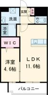 LIBTH菊陽227の間取り画像