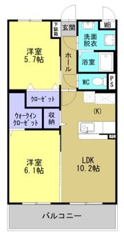 Sヒナタの間取り画像