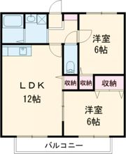 エヴァーグリーン神埼 弐番館の間取り画像
