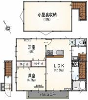 サンライズ登戸Ⅲの間取り画像