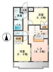 サンセットヒルズの間取り画像
