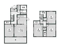 スクエア寺本D棟の間取り画像