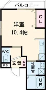 メゾン・ソレイユ稲荷の間取り画像