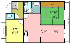 シャンポール蘭の間取り画像